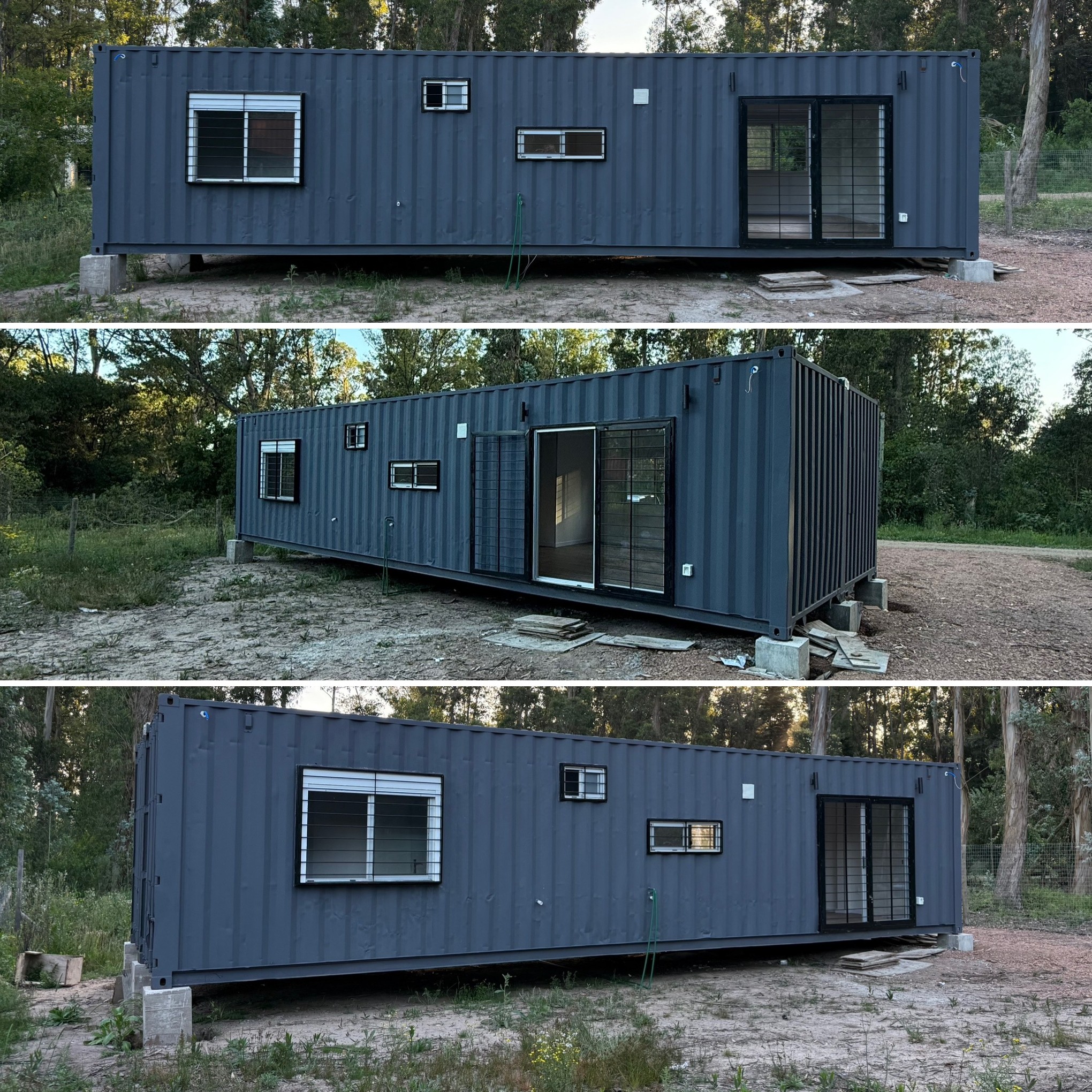 Contenedor doble, vista exterior